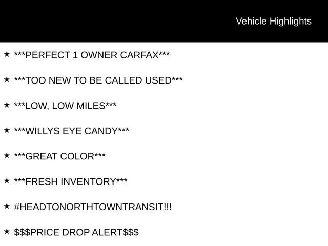 Used 2023 Jeep Wrangler Willys image 7