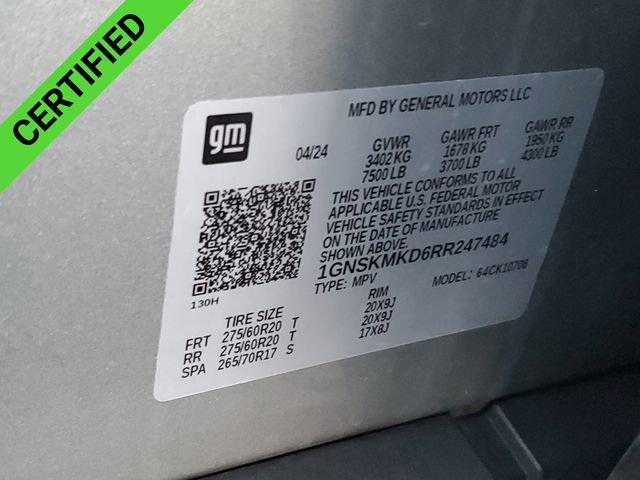 Certified 2024 Chevrolet Tahoe LS w/ Driver Alert Package image 32