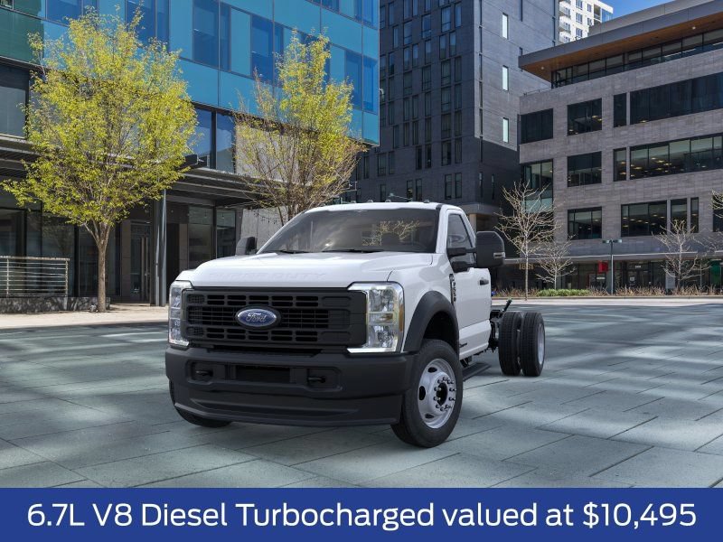 New 2025 Ford F550 4x4 Regular Cab Super Duty w/ Snow Plow Prep Package image 2