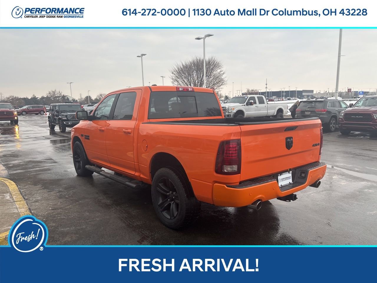 Used 2017 RAM 1500 Sport w/ Ignition Orange Sport Package image 6