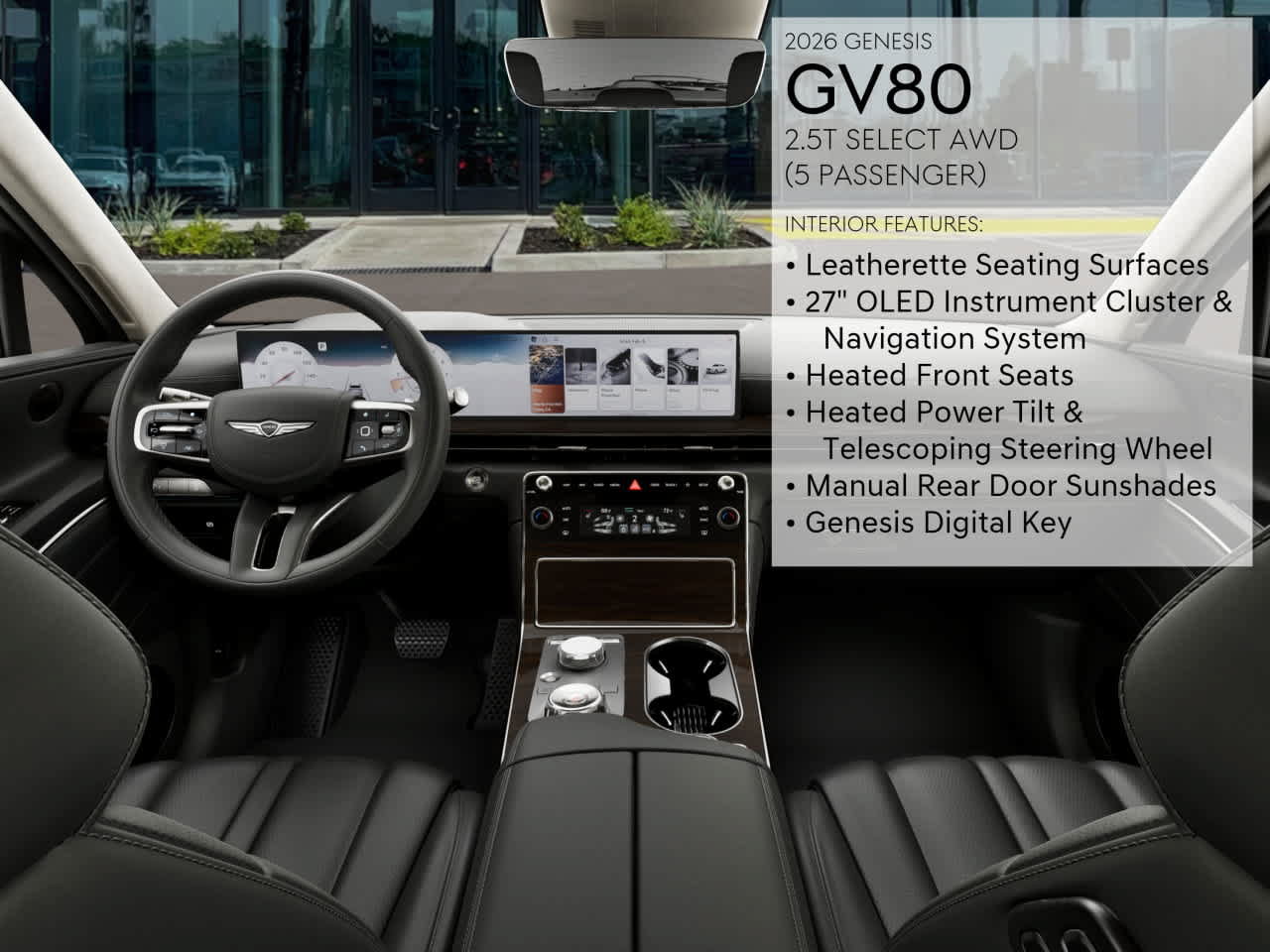 Certified 2026 Genesis GV80 2.5T Select AWD/4WD image 17