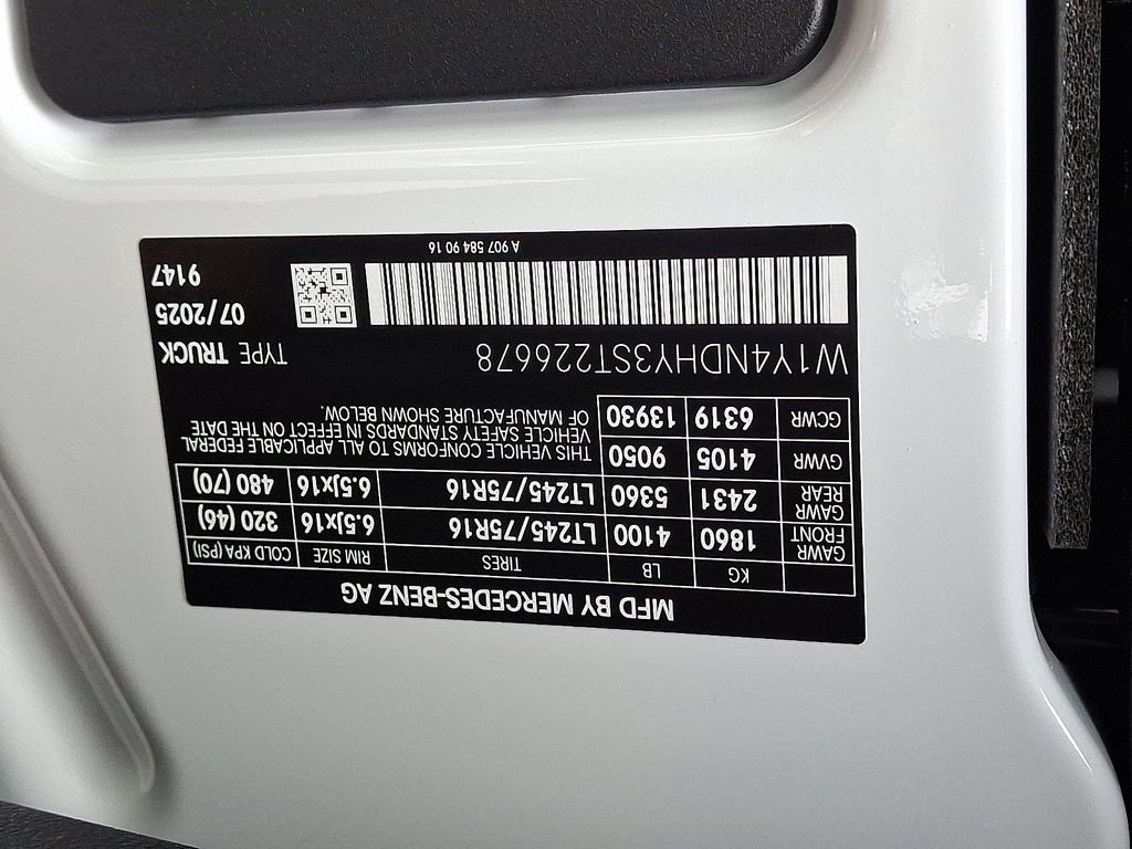 New 2025 Mercedes-Benz Sprinter 2500 image 19