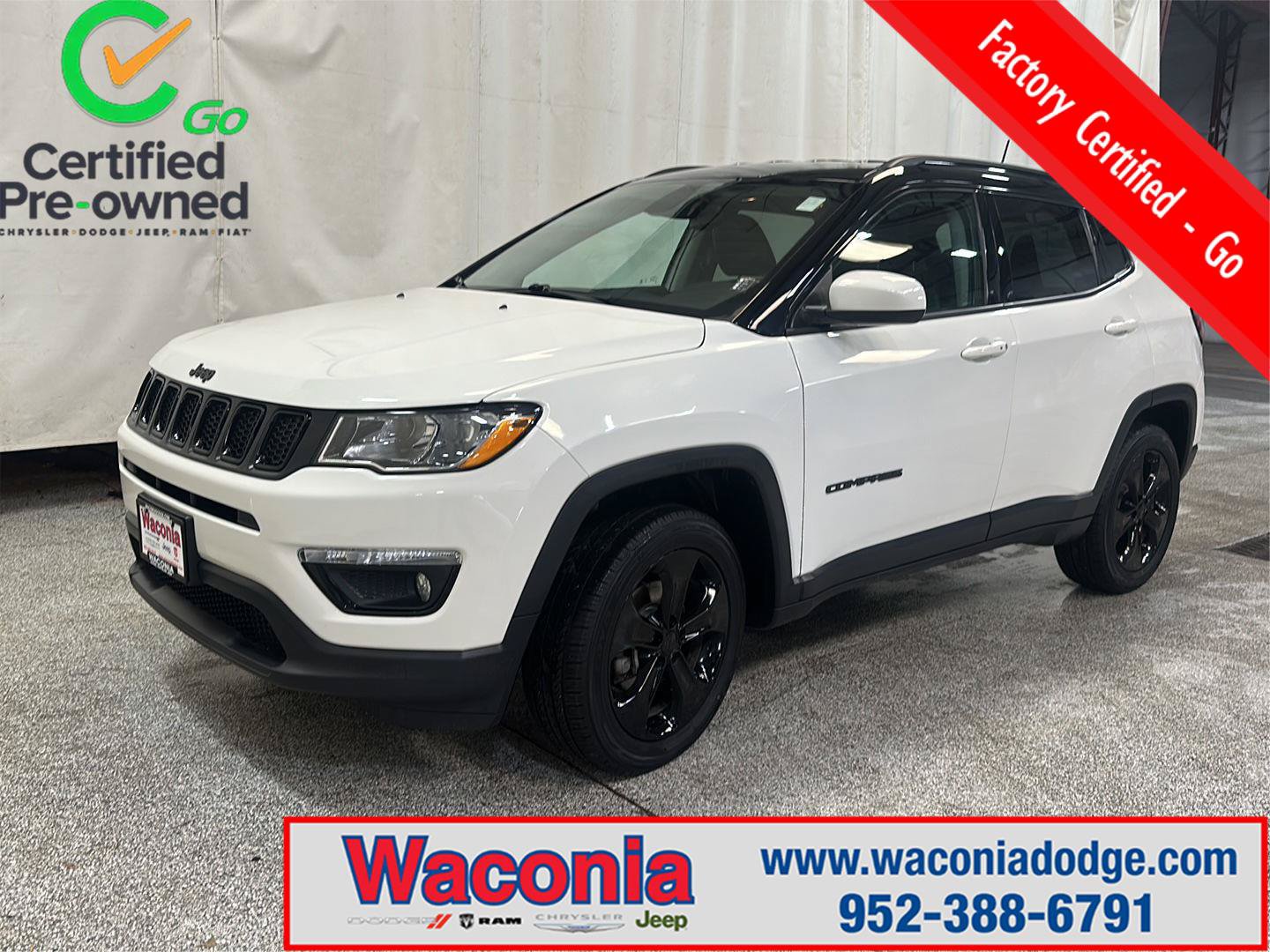 Certified 2019 Jeep Compass Latitude AWD/4WD image 1