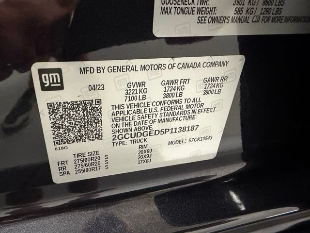 Certified 2023 Chevrolet Silverado 1500 LTZ AWD/4WD image 22