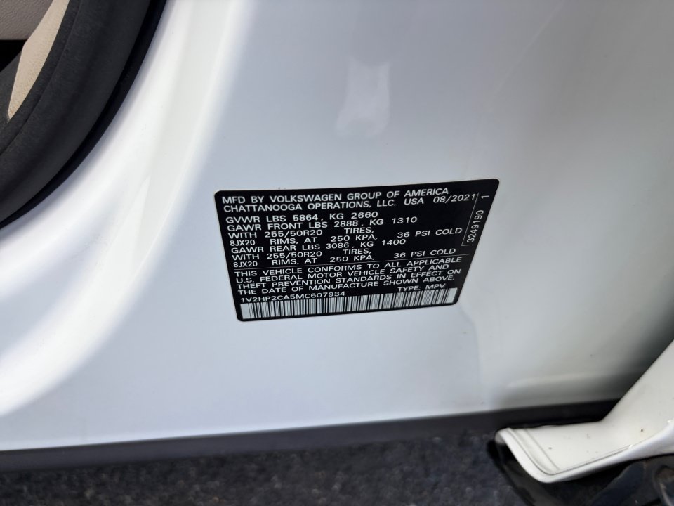 Used 2021 Volkswagen Atlas SE AWD/4WD image 35