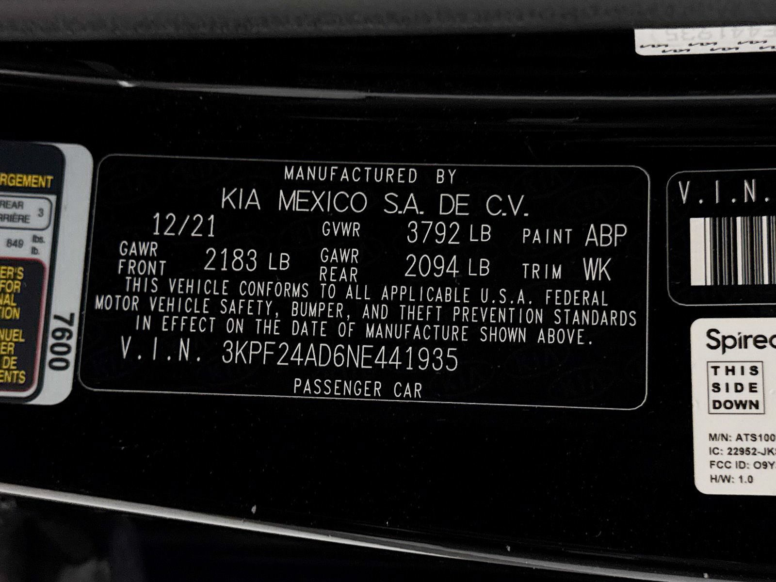 Certified 2022 Kia Forte Sedan FWD image 36