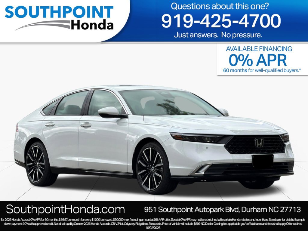 New 2026 Honda Accord Touring