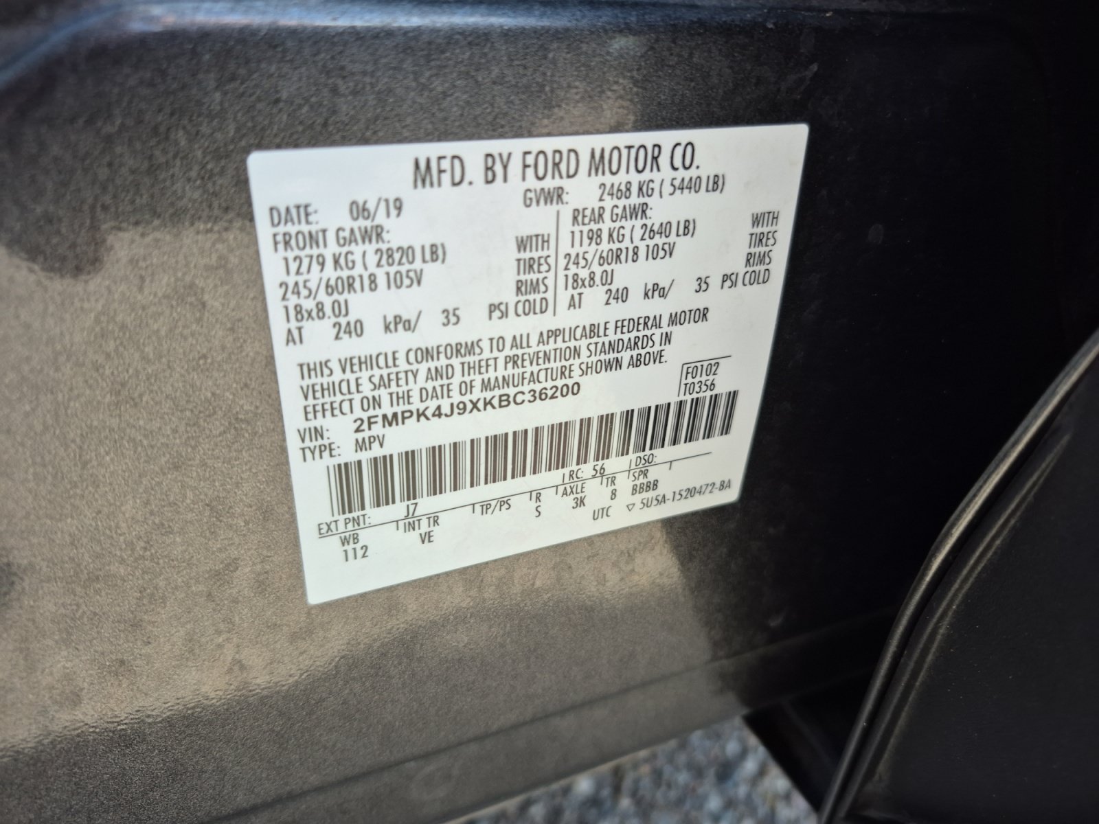 Used 2019 Ford Edge SEL w/ Equipment Group 201A AWD/4WD image 26