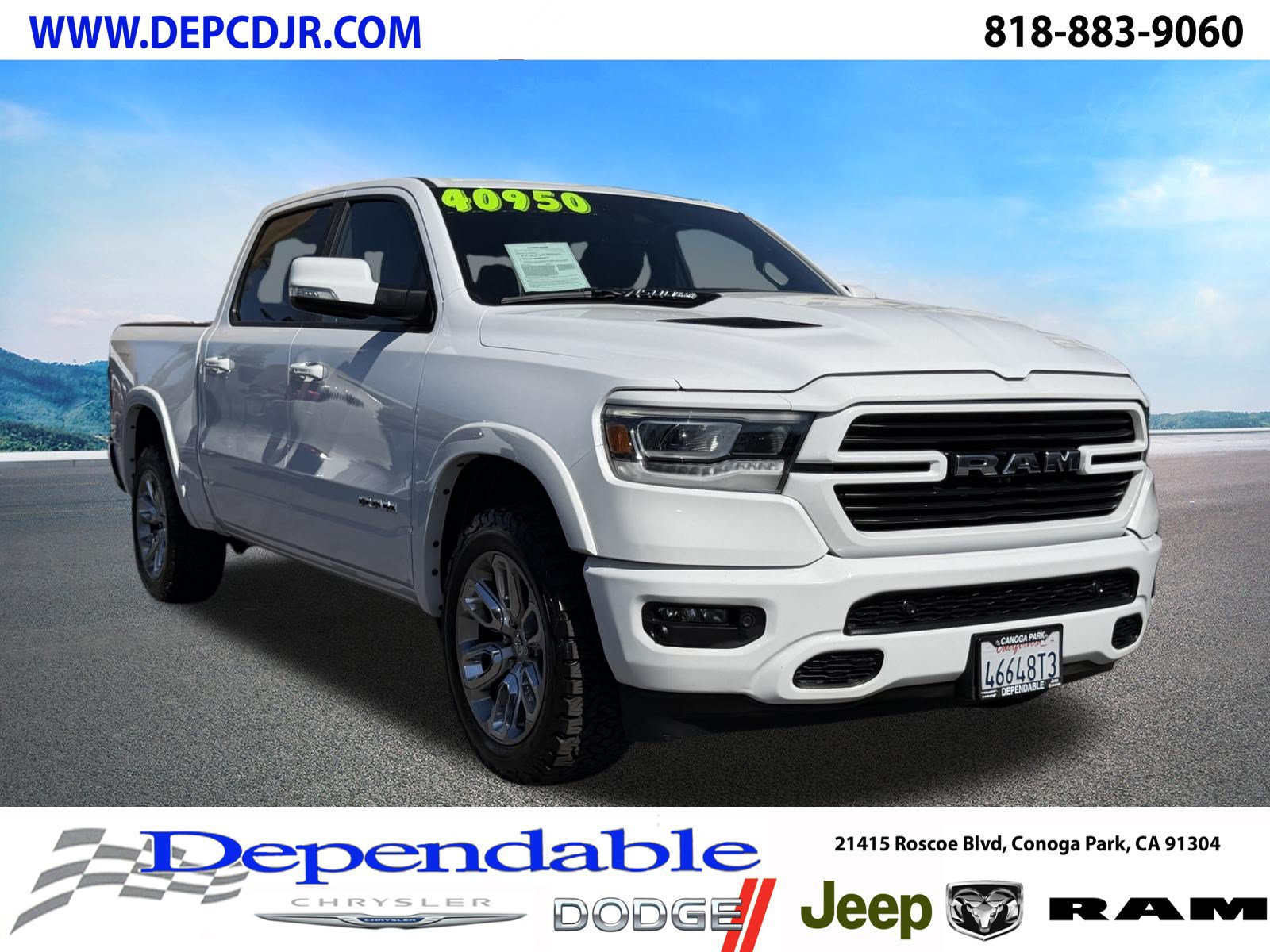 Certified 2022 RAM 1500 Laramie w/ Sport Appearance Package AWD/4WD image 1