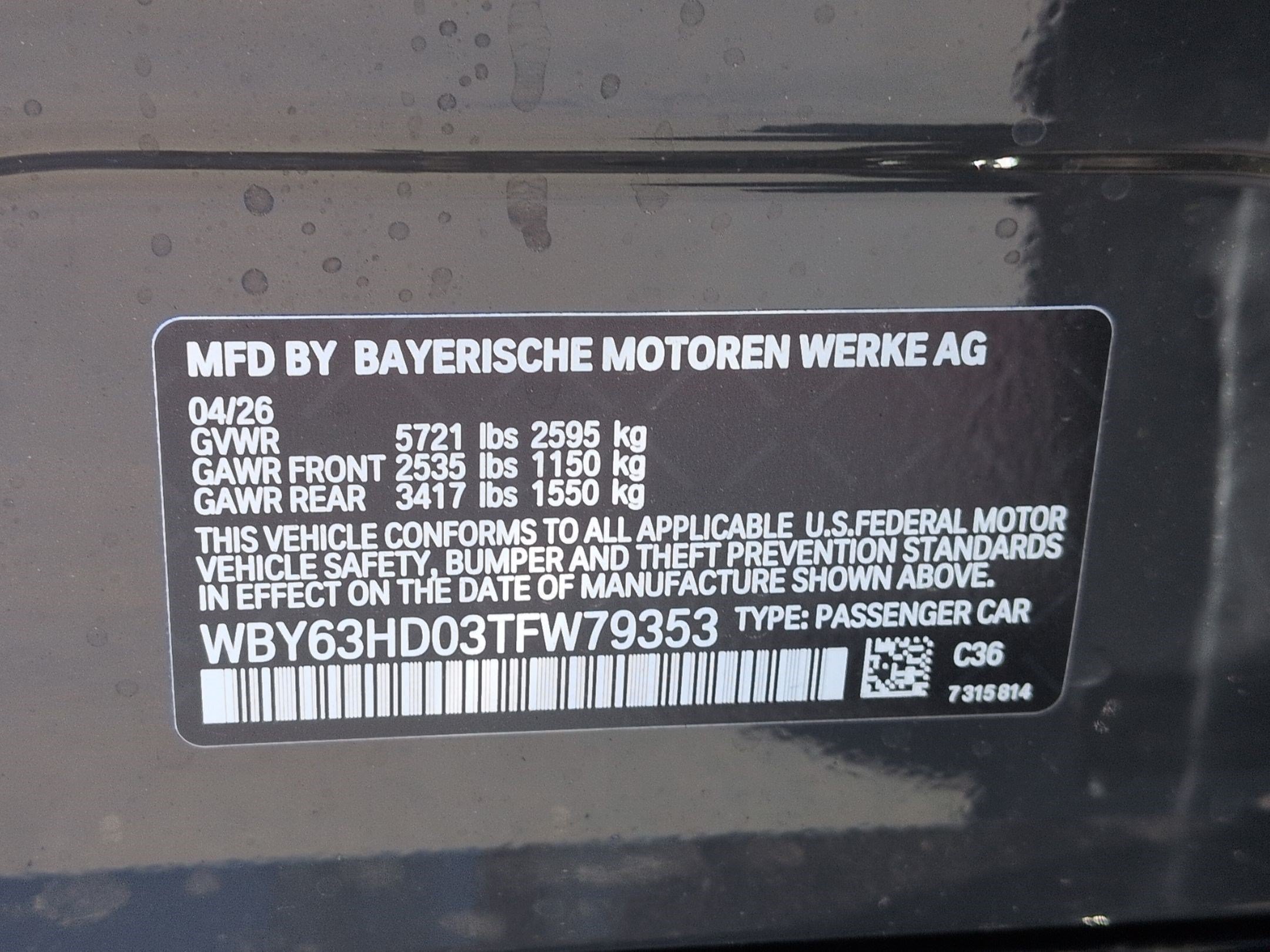 New 2026 BMW i4 eDrive40 w/ M Sport Package RWD image 35