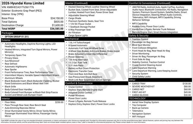Used 2026 Hyundai Kona Limited image 27