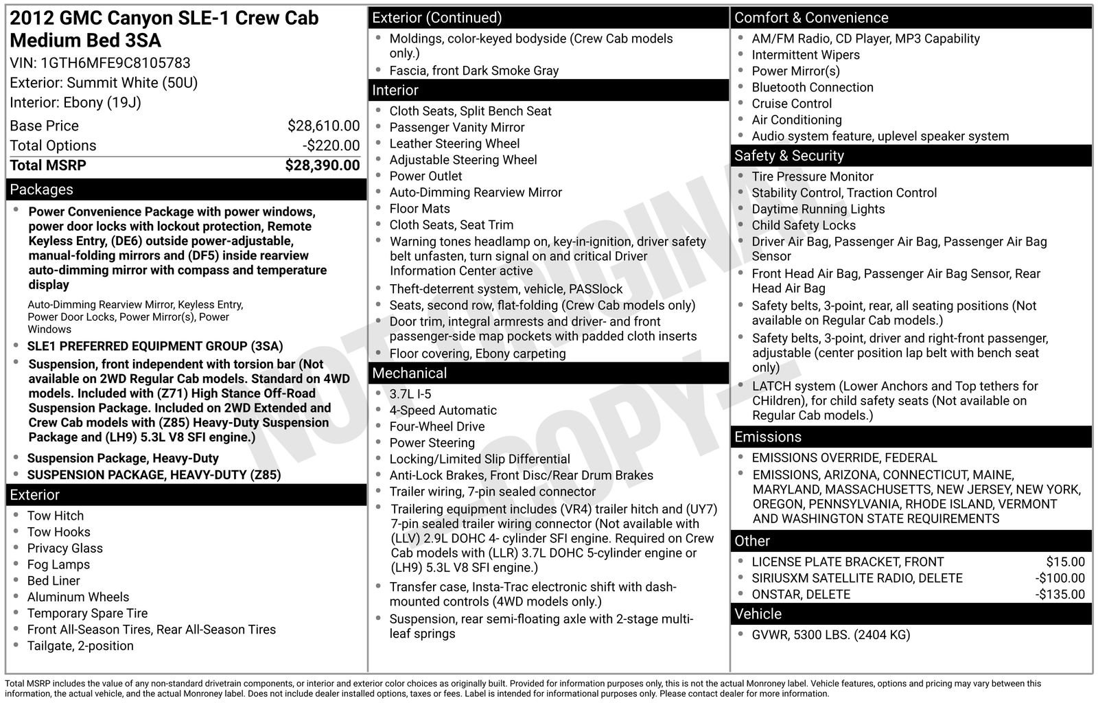 Used 2012 GMC Canyon SLE image 30