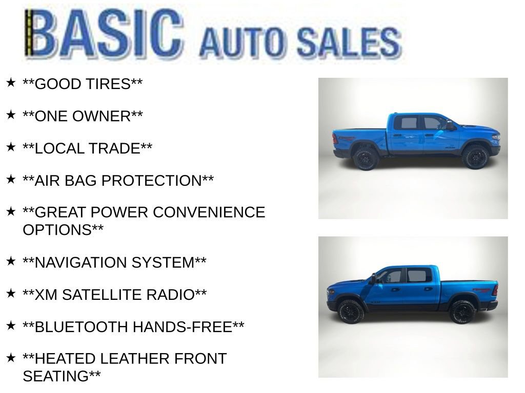 Used 2025 RAM 1500 Rebel w/ Advanced Safety Group II image 4