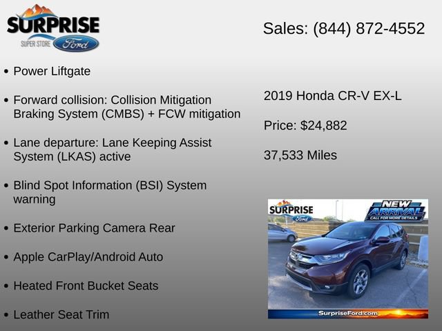 Used 2019 Honda CR-V EX-L image 12