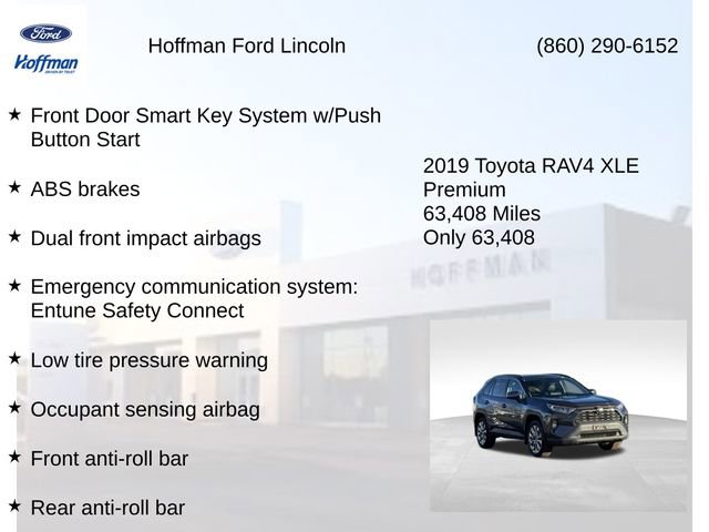 Used 2019 Toyota RAV4 XLE Premium w/ All Weather Liner Package AWD/4WD image 20