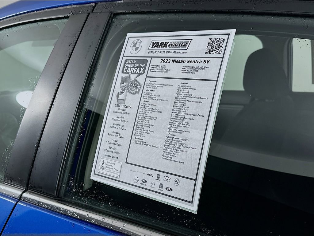 Used 2022 Nissan Sentra SV image 12
