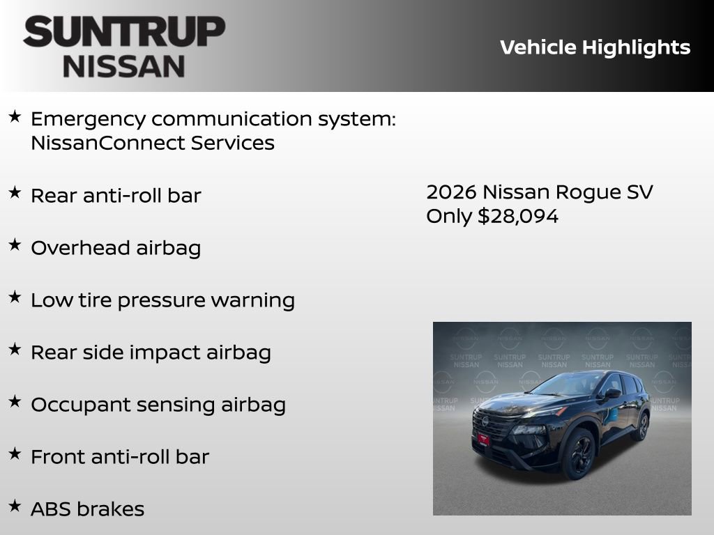 New 2026 Nissan Rogue SV FWD image 16