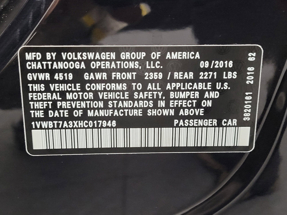 Used 2017 Volkswagen Passat 1.8T SE image 33