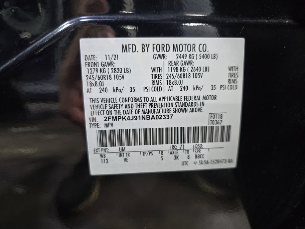 Used 2022 Ford Edge SEL w/ Convenience Package AWD/4WD image 37