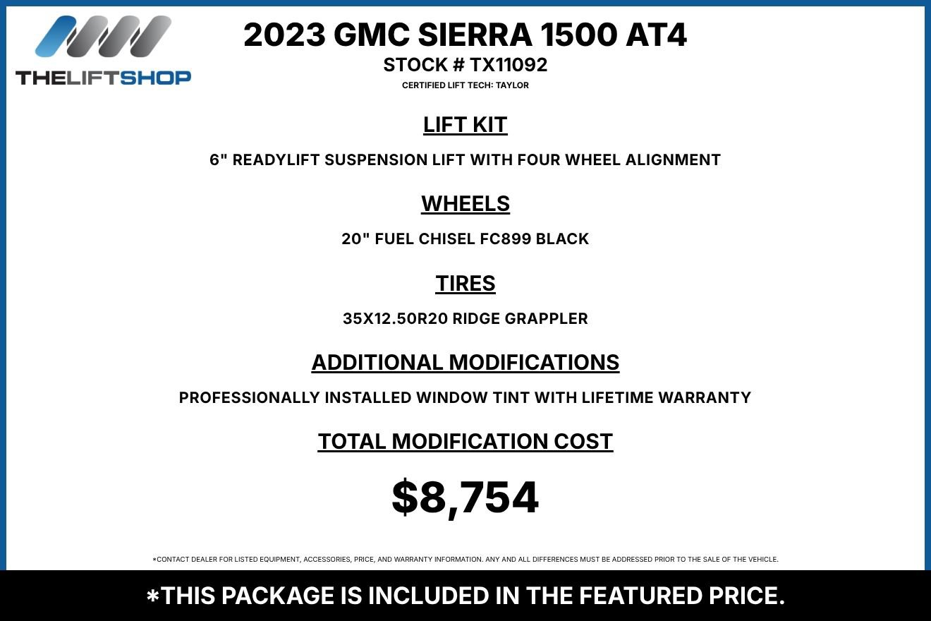 Used 2023 GMC Sierra 1500 AT4 w/ AT4 Premium Package AWD/4WD image 2