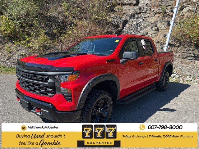 Certified 2024 Chevrolet Silverado 1500 Custom Trail Boss w/ LPO, Dark Essentials Package