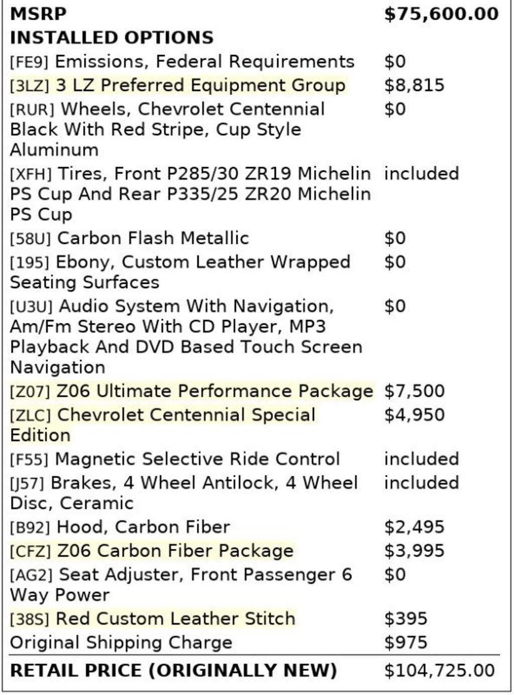 Used 2012 Chevrolet Corvette Z06 w/ 3LZ Preferred Equipment Group image 13