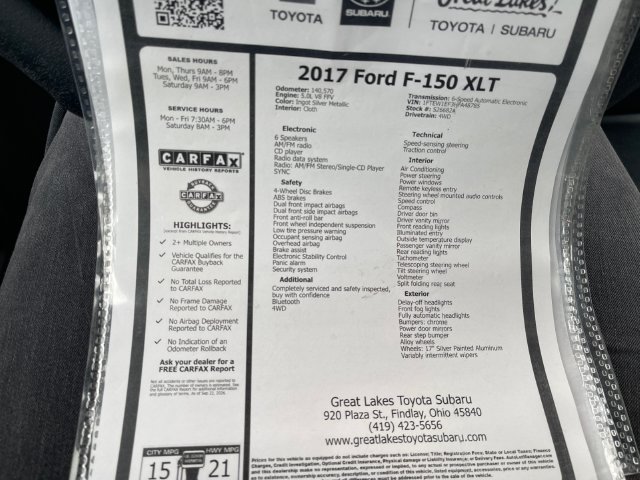 Used 2017 Ford F150 XLT AWD/4WD image 27