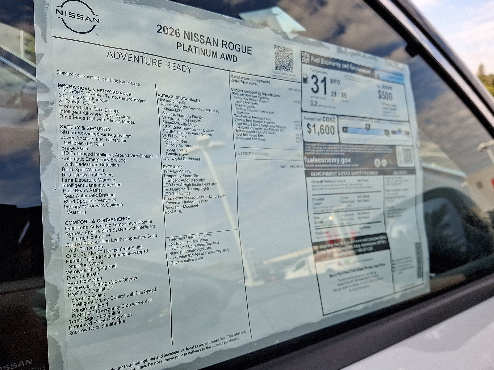 New 2026 Nissan Rogue Platinum image 5
