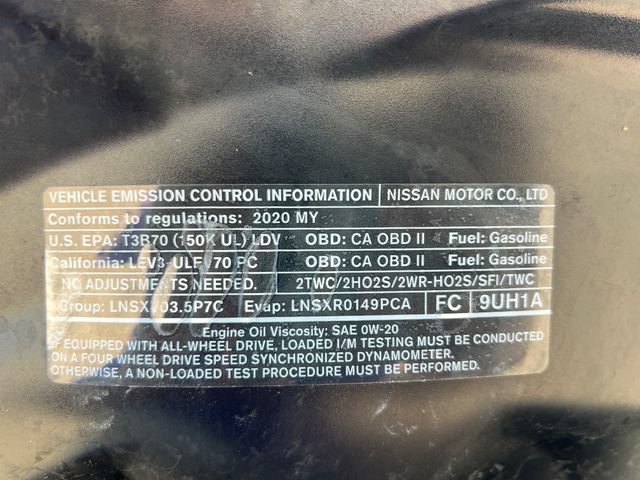 Used 2020 Nissan Murano Platinum w/ Cargo Package FWD image 17