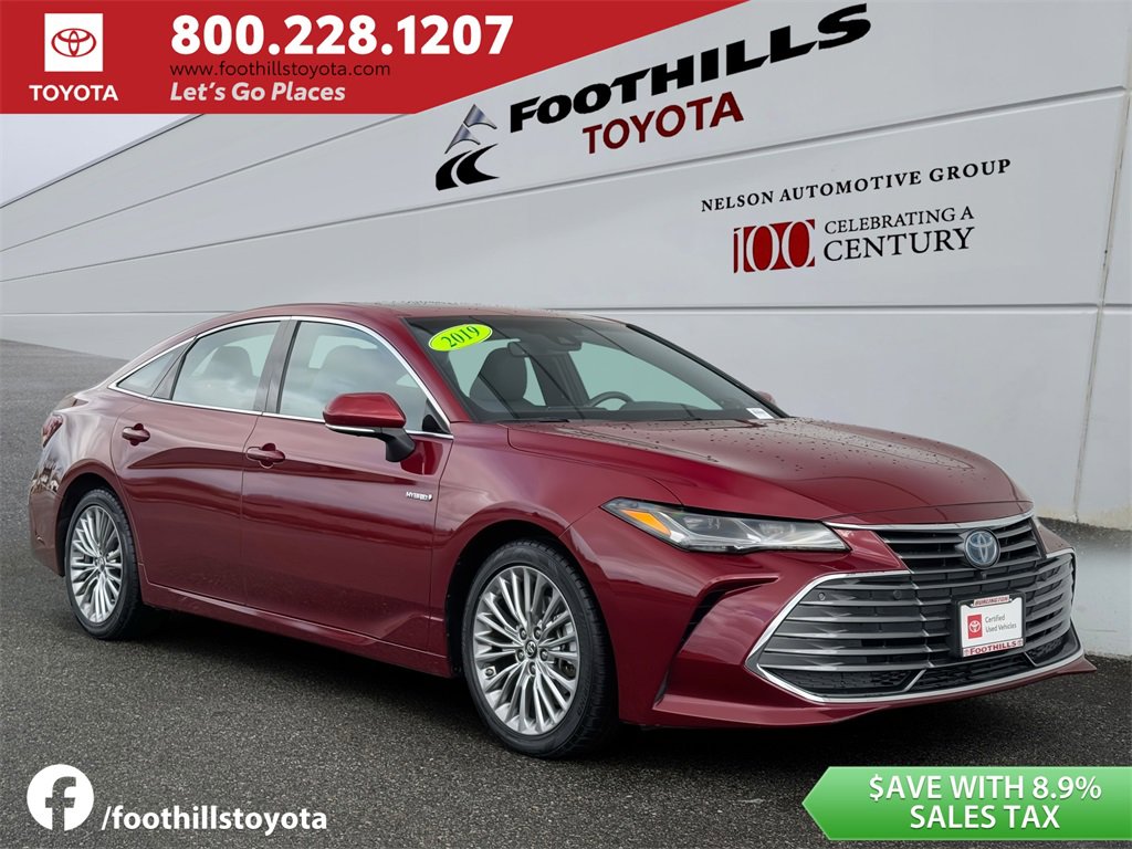 Certified 2019 Toyota Avalon Limited w/ Advanced Safety Package