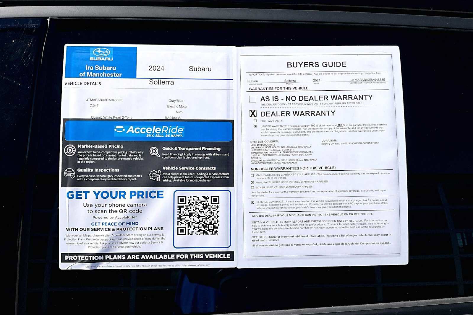 Certified 2024 Subaru Solterra AWD/4WD image 35