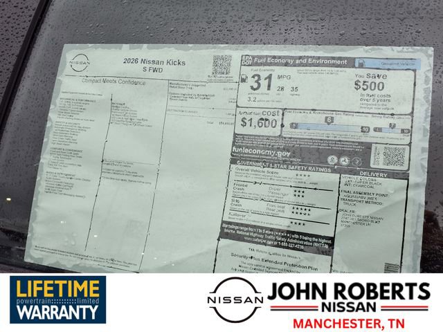 New 2026 Nissan Kicks S image 19