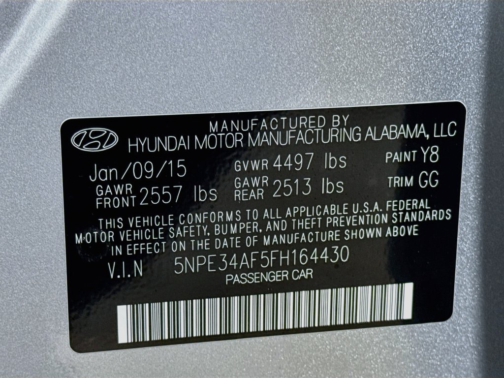 Used 2015 Hyundai Sonata Sport w/ Option Group 04 FWD image 34