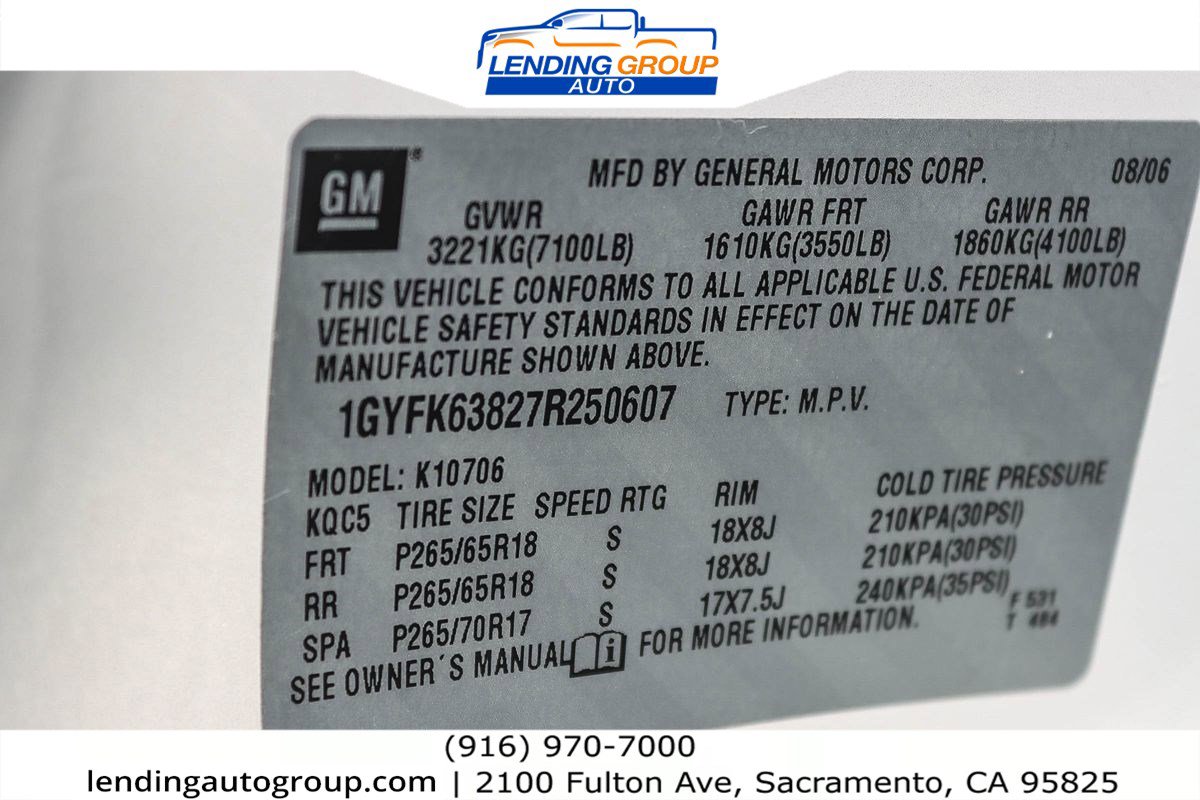 Used 2007 Cadillac Escalade AWD w/ Information Package image 23