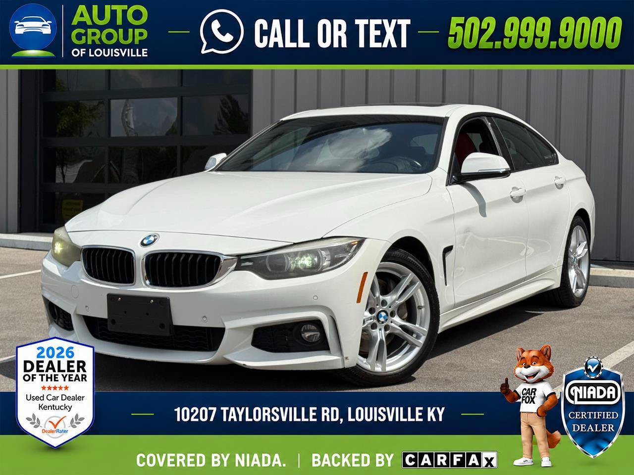 Used 2018 BMW 430i Gran Coupe w/ M-Sport Package RWD image 1