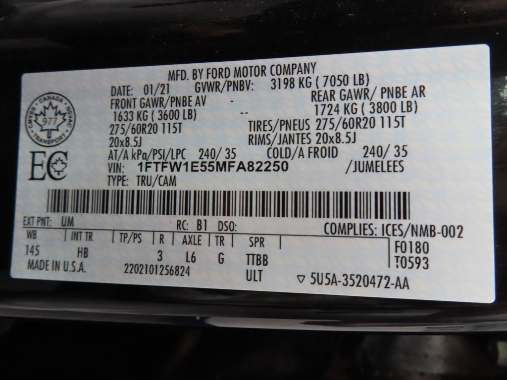 Used 2021 Ford F150 Lariat AWD/4WD image 58