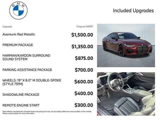 Certified 2024 BMW 440i xDrive Coupe w/ Premium Package AWD/4WD image 3
