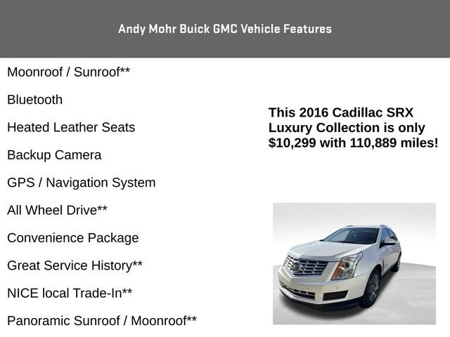 Used 2016 Cadillac SRX Luxury w/ Driver Awareness Package AWD/4WD image 4
