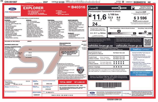 Used 2025 Ford Explorer ST AWD/4WD image 5