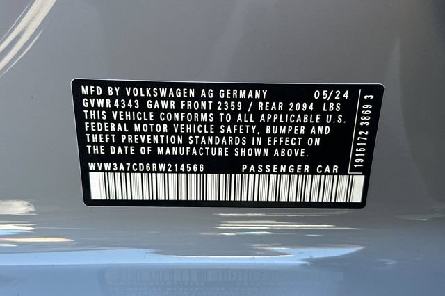 Used 2024 Volkswagen GTI SE FWD image 34
