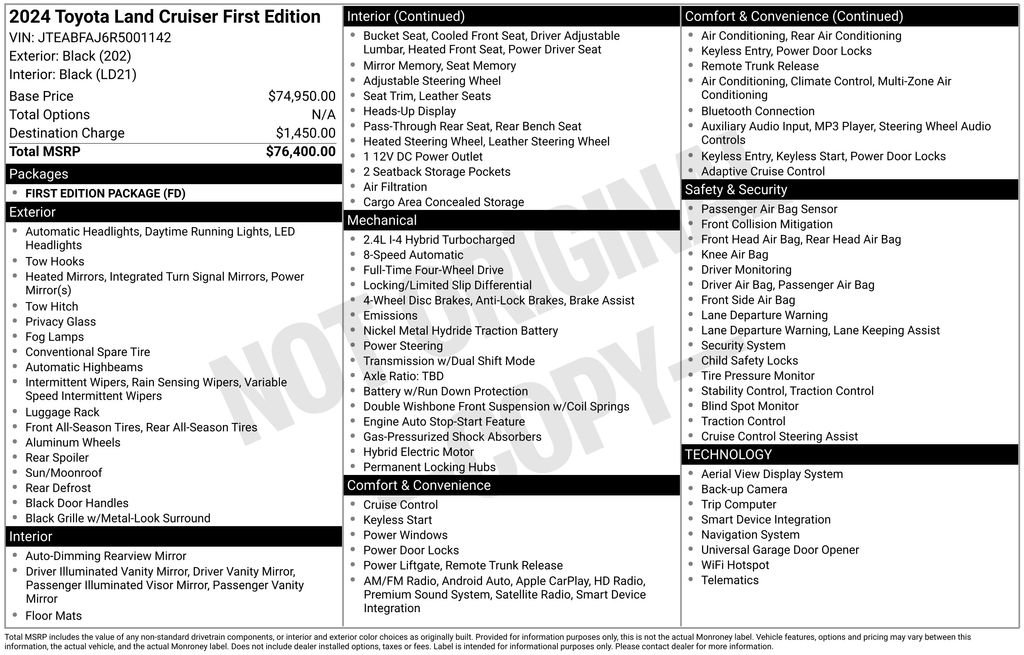 Used 2024 Toyota Land Cruiser image 44