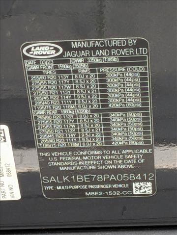 Certified 2023 Land Rover Range Rover Long Wheelbase Autobiography AWD/4WD image 26