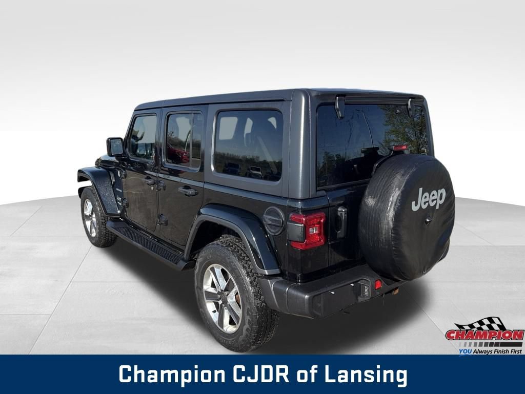 Used 2021 Jeep Wrangler Unlimited Sahara w/ Uconnect 4C Nav & Sound Group AWD/4WD image 5