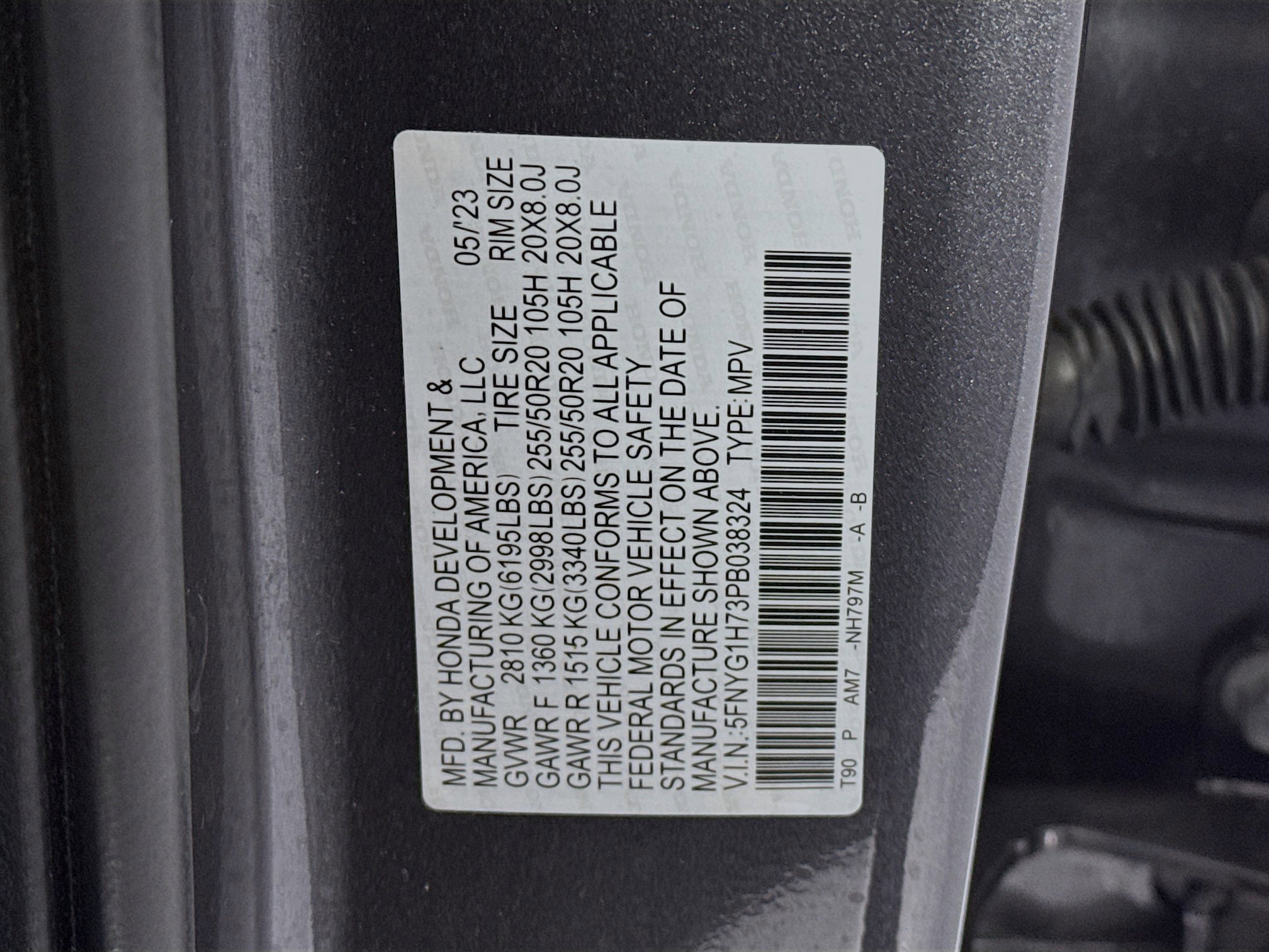 Certified 2023 Honda Pilot Touring image 35