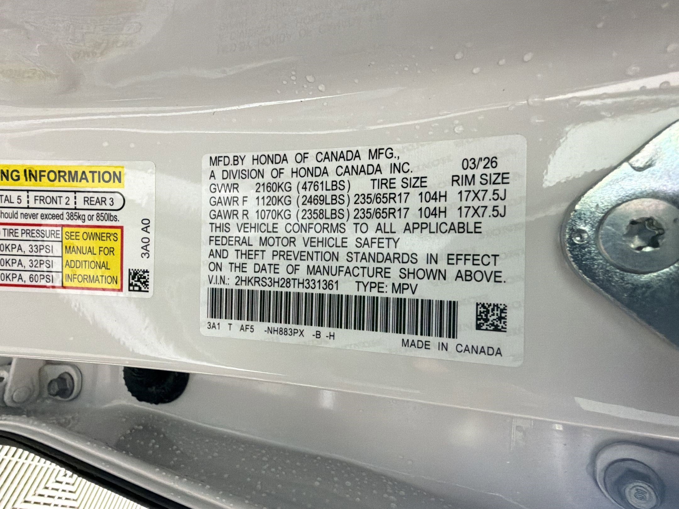Certified 2026 Honda CR-V LX image 19