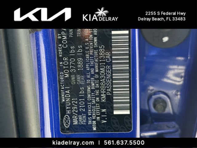 Used 2021 Hyundai Venue SE FWD image 30