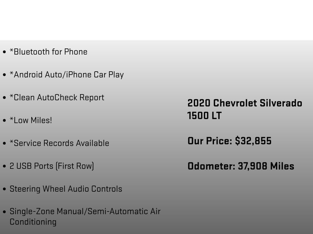 Used 2020 Chevrolet Silverado 1500 LT w/ Trailering Package AWD/4WD image 25