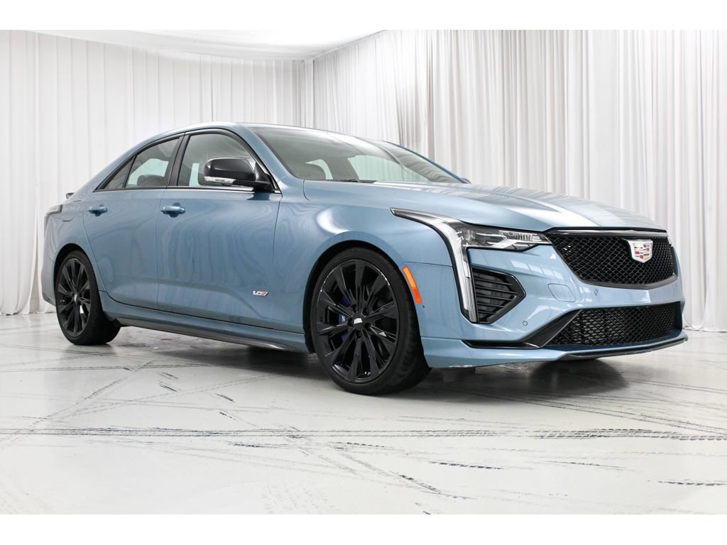 Certified 2023 Cadillac CT4 V w/ LPO, ONYX Package image 2
