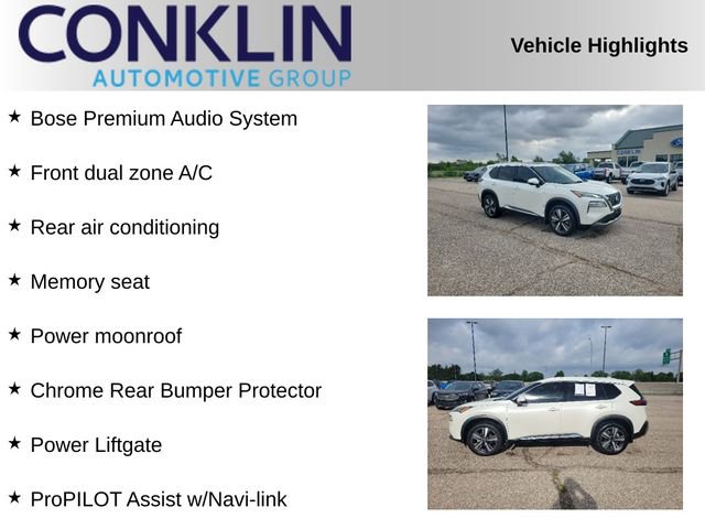 Used 2022 Nissan Rogue SL w/ SL Premium Package FWD image 2