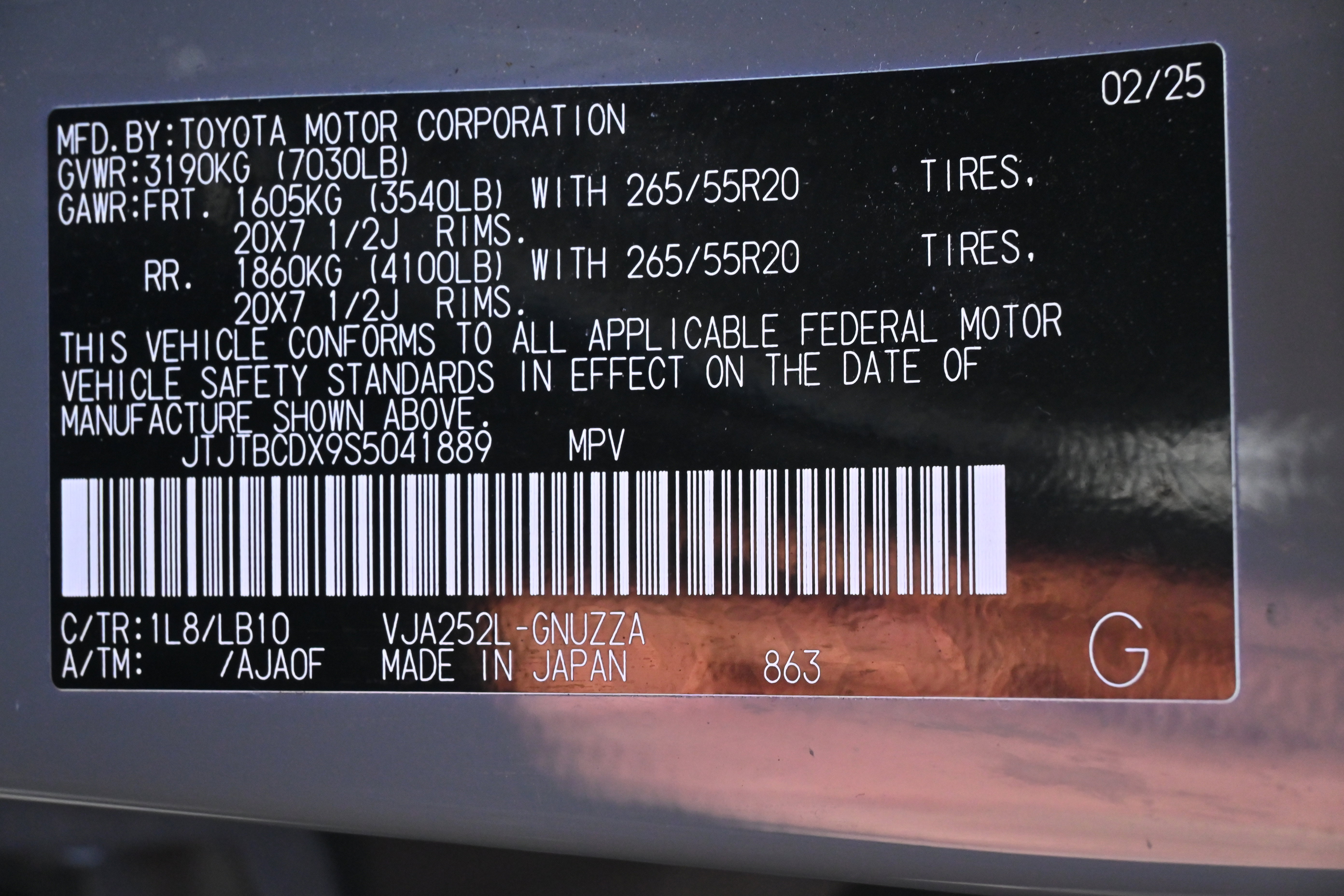 Used 2025 Lexus GX 550 w/ Accessory Package (2T) image 37
